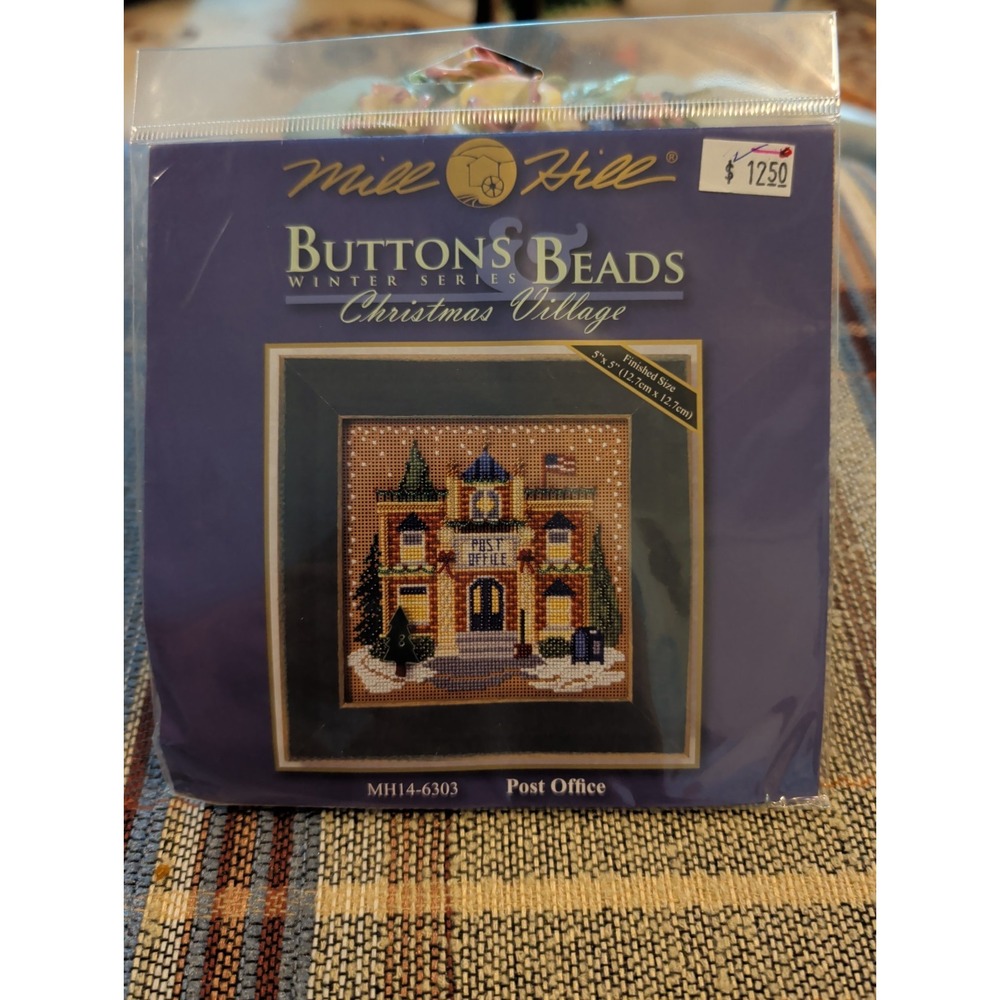 New Kit Mill Hill Buttons Beads Winter Christmas Village Post Office MH14-6303